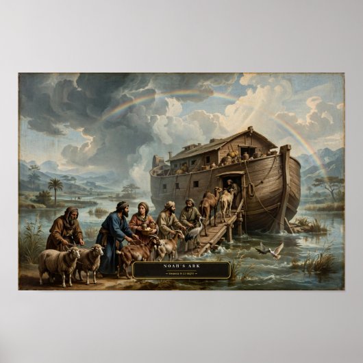 Noah's Arche — Da Vinci Stil Poster (Vorne)