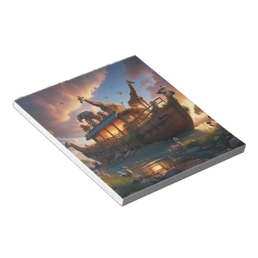 Noahs Arche der Hoffnung Notizblock (angewinkelt)