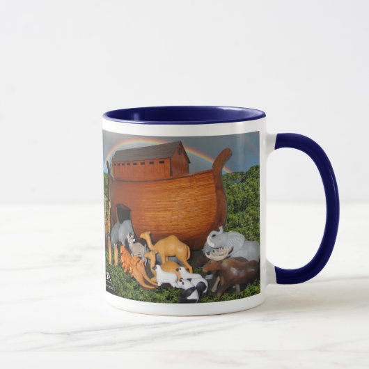 Noahs Arche-Diorama-Kaffee-Tasse Tasse (Rechts)