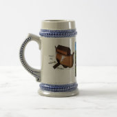 Noahs Arche-Diorama Stein Bierglas (Links)
