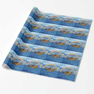 Noahs Arche Geschenkpapier
