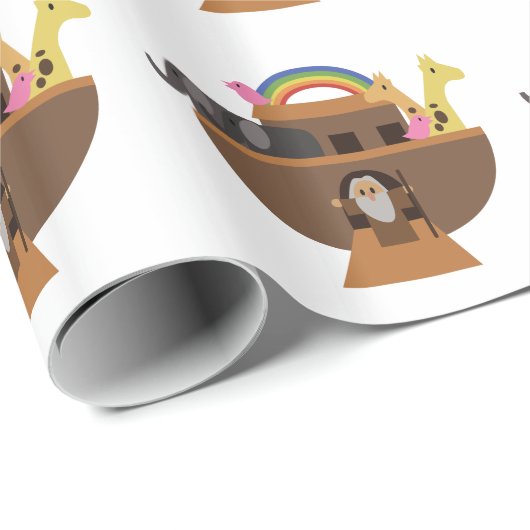 Noahs Arche Geschenkpapier (Rolleneckpunkt)