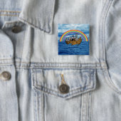 Noahs Arche - Gottes Regenbogenbund Button (Beispiel)