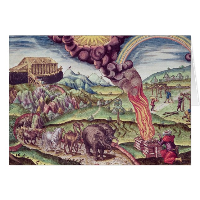 Noahs Arche, Illustration von 'kurzem Narratio (Vorderseite (Horizontal))
