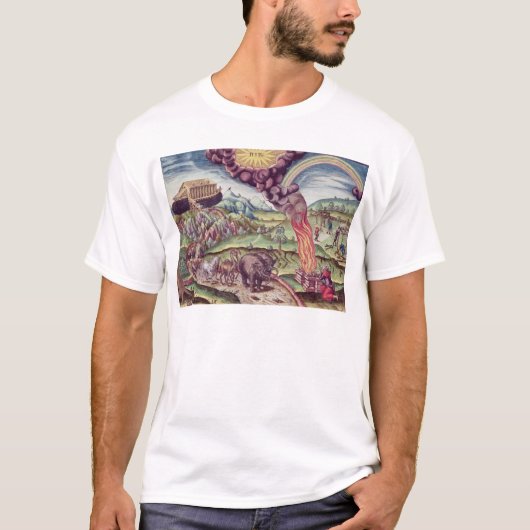 Noahs Arche, Illustration von 'kurzem Narratio T-Shirt (Vorderseite)
