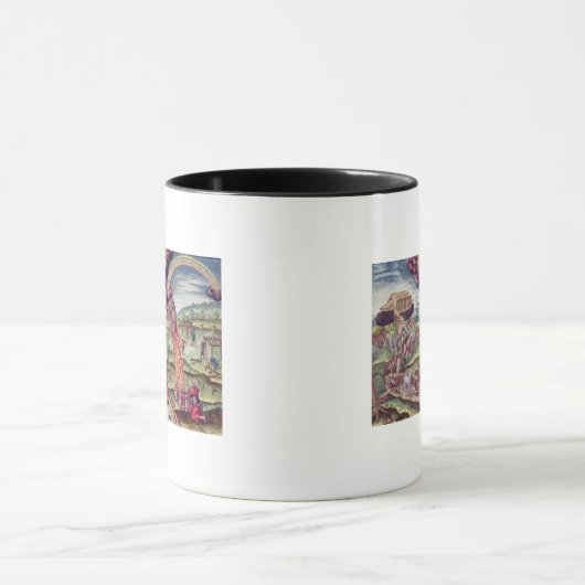 Noahs Arche, Illustration von 'kurzem Narratio Tasse (Zentrum)