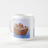 Noahs Arche Kaffeetasse (Vorderseite Links)