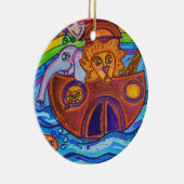 Noahs Arche Keramik Ornament (Rechts)