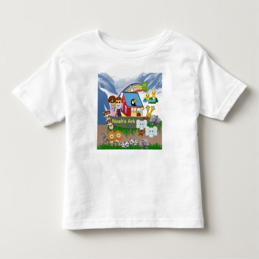 Noahs Arche-Kleinkind-T-Shirt Kleinkind T-shirt (Vorderseite)