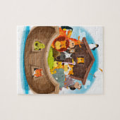 Noahs Arche mit Dschungel-Tieren Puzzle (Horizontal)