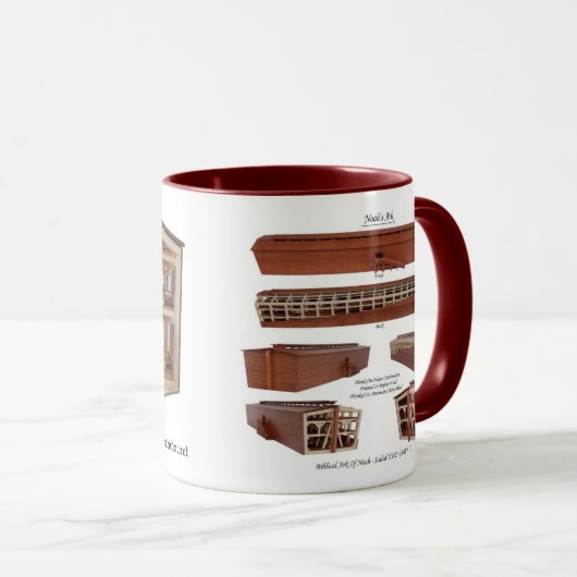 Noahs Arche-Modell-Kaffee-Tasse Tasse (VorderseiteRechts)