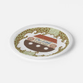 Noahs Arche-Papier-Teller - unser kleiner kleiner Pappteller (Schrägansicht)