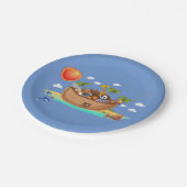 Noah's Arche Pappteller (Schrägansicht)