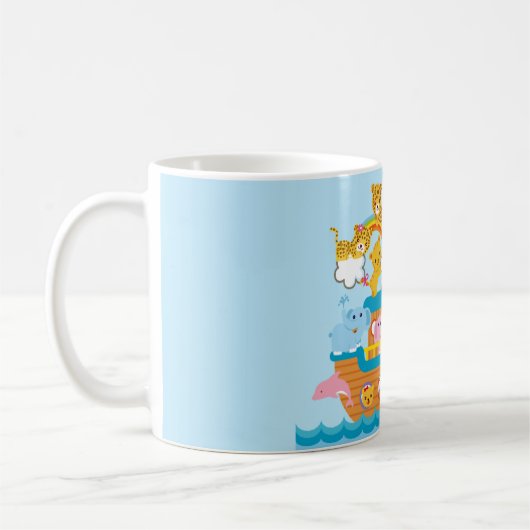Noahs Arche Personnalisable Kaffeetasse (Links)
