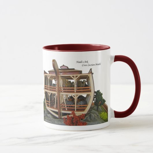 Noahs Arche-Querschnittsdiorama-Kaffee-Tasse Tasse (Rechts)