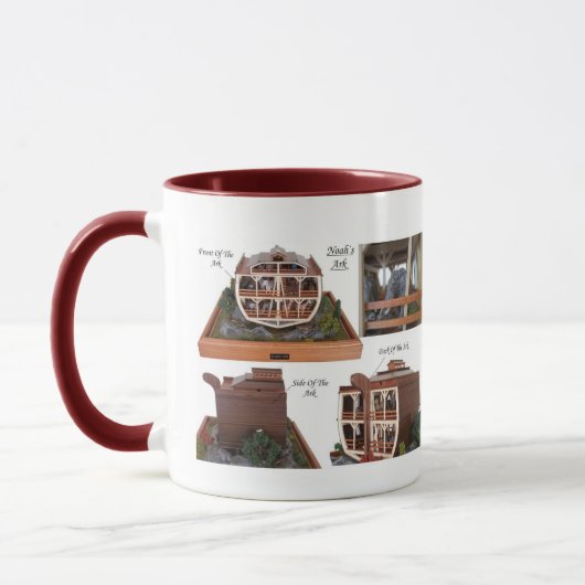 Noahs Arche-Querschnittsdiorama-Kaffee-Tasse Tasse (Links)