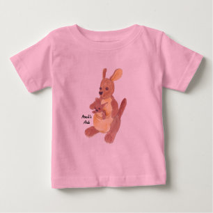 "Noahs Arche-" Sammlungs-Känguru-Mama u. Baby Baby T-shirt
