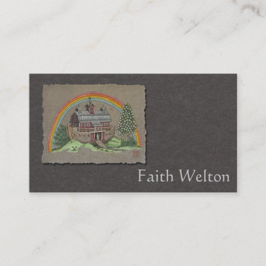 Noahs Arche-Scheune Visitenkarte (Vorderseite)