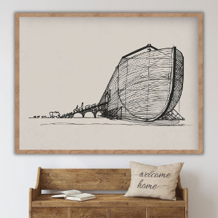 Noahs Arche Schiffsbesetzung, Bibel Kunst, Wand Ku Poster