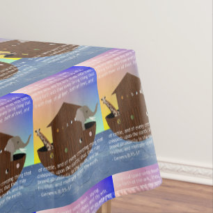 Noahs Arche (Schrift) Tischdecke