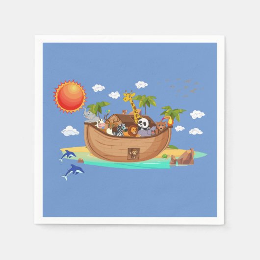 Noah's Arche Serviette (Vorderseite)