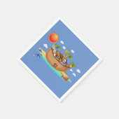 Noah's Arche Serviette (Ecke)