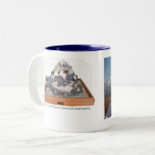 Noahs Arche-Tasse Zweifarbige Tasse (Vorderseite Links)