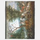 Noahs" Arche-Tier-Vogel-Tier-Fleece-Decke Fleecedecke (Vorderseite)