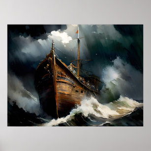 Noahs Arche überlebt den Sturm Poster