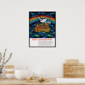 Noahs Arche unbedachte Vintage Fotos Alte Ästhetik Poster (Küche)