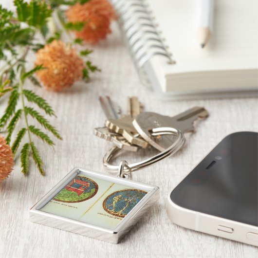 Noahs Arche und Adam und Eve Schlüsselanhänger (Seite)