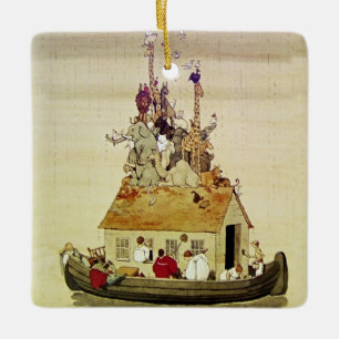 „Noahs Arche“ von W Heath Robinson Keramikornament