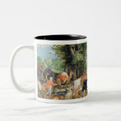 Noahs Arche Zweifarbige Tasse (Links)
