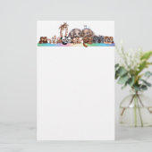 Noahs Archebriefpapier Briefpapier (Stehend Vorderseite)