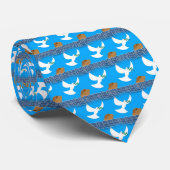 Noah's Ark and Dove Neck Tie Krawatte (Gerollt)