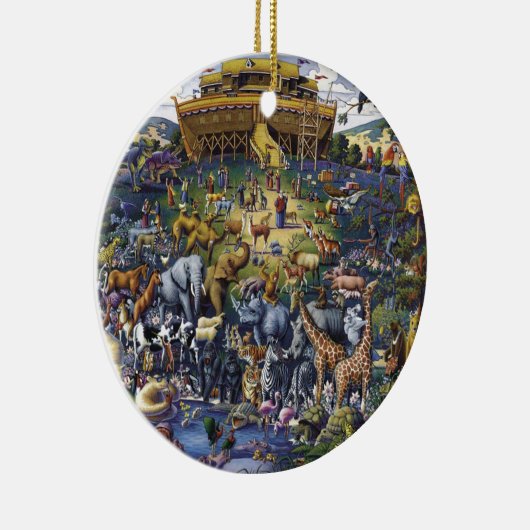 Noahs Ark Animals Keramikornament (Rechts)