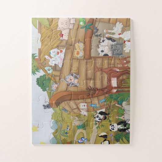 Noah's Ark Animals | Kinder Puzzle (Vertikal)
