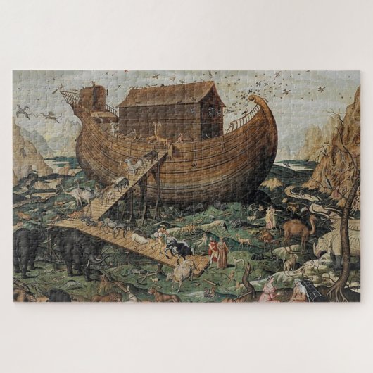 Noahs Ark auf dem Ararat von Simon de Myle Puzzle (Horizontal)