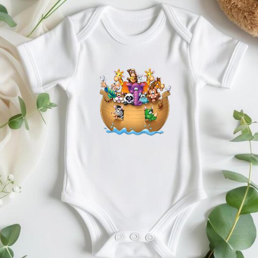 Noah's Ark Baby Animals Strampler