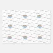 Noah's Ark Baby Girl oder Boy Baby Shower Geschenkpapier Set (Vorderseite 3)