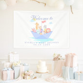 Noah's Ark Baby Shower Banner