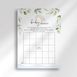 Noah's Ark Baby Shower Bingo Game Einladung