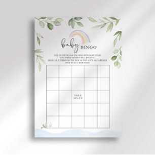 Noah's Ark Baby Shower Bingo Game Einladung