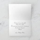 Noah's Ark Baby Shower Danke Karte (Innenseite)