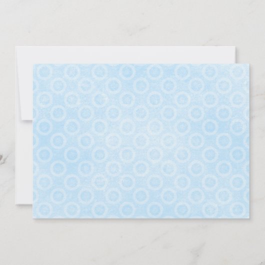 Noah's Ark Baby Shower Einladung (Rückseite)