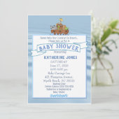 Noah's Ark Baby Shower Einladung (Stehend Vorderseite)
