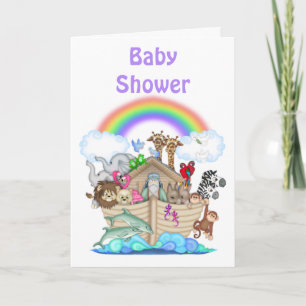 Noah's Ark Baby Shower Einladung