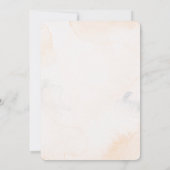 Noah's Ark Baby Shower Einladung (Rückseite)