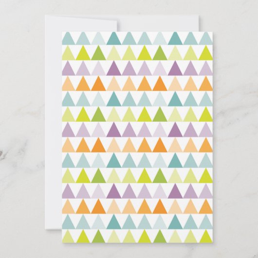 Noah's Ark Baby Shower Einladung (Rückseite)