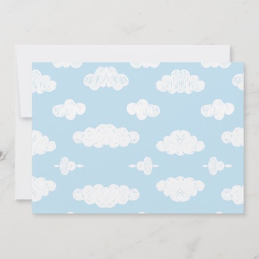 Noah's Ark Baby Shower Einladung (Rückseite)